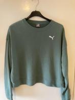 Puma groene sweater, maat M, Maat 38/40 (M), Puma, Ophalen of Verzenden, Zo goed als nieuw