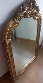 Barok goudkleurige spiegel Verno collections, Antiek en Kunst, Antiek | Spiegels, Overige vormen, 50 tot 100 cm, 100 tot 150 cm