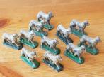 Elf schapen mooi antiek speelgoed uit Engeland van tin 1900., Antiek en Kunst, Antiek | Speelgoed, Ophalen of Verzenden