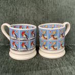 Emma Bridgewater - servies - 2 Mugs 🦌 DEER + ROBIN - Nieuw!, Nieuw, Ophalen of Verzenden, Overige stijlen, Kop(pen) en/of Schotel(s)