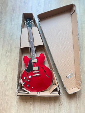 Nieuwe Epiphone FS-335 LH (ledt handed), zie beschrijving beschikbaar voor biedingen