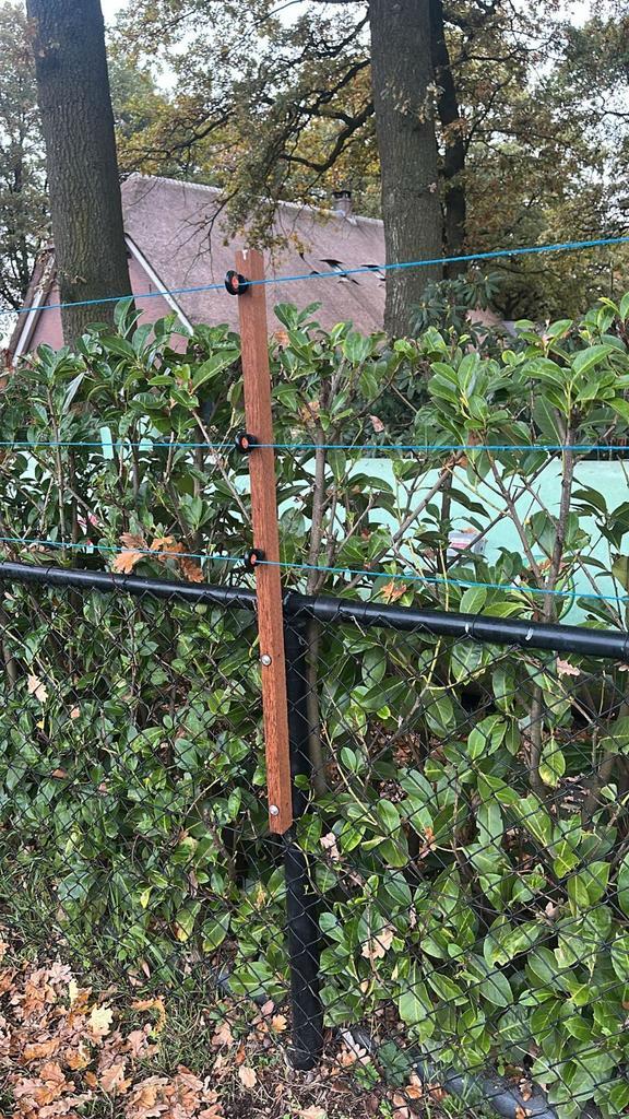 Hardhouten schrikdraad verhogers met 3 isolatoren, Dieren en Toebehoren, Stalling en Weidegang