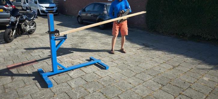 unieke zaagbok, Tuin en Terras, Haardhout, Blokken, Overige houtsoorten, Minder dan 3 m³, Ophalen