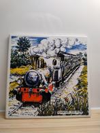 Wandtegel Stoomtram Goes - Borsele, Mosa Holland, 15x15cm, Antiek en Kunst, Ophalen of Verzenden