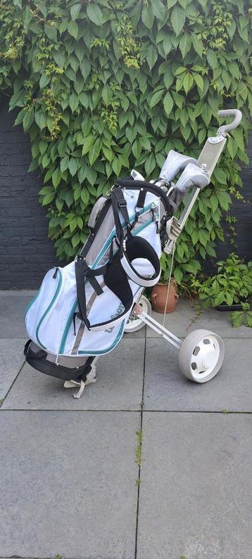 Fraaie WILSON PROSTAFF dames golfset incl.trolley etc. beschikbaar voor biedingen