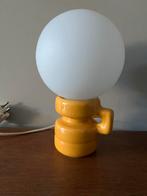 Vintage tafellamp bollamp., Ophalen of Verzenden, Zo goed als nieuw, Minder dan 50 cm