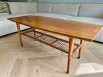 Vintage salontafel met webbing, Ophalen, Gebruikt, 100 tot 150 cm, 50 tot 100 cm