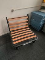 IKEA Slaapbank / Logeerbank Lycksele 700.326.82 + matras, Gebruikt, Eenpersoons, Crème, 140 cm