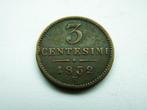 Italiaanse Staten - Lombardo Venetie. 3 Centesimi - 1852 V, Verzenden, Italië, Losse munt