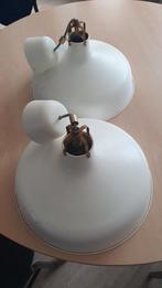 Vintage Hanglampen - Set van 2, Ophalen, Gebruikt, Vintage, Metaal