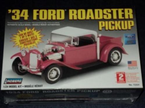 Bouwdoos 1934 Ford Roadster pickup 3n1 Lindberg, Hobby en Vrije tijd, Modelbouw | Auto's en Voertuigen, Nieuw, Auto, Groter dan 1:32