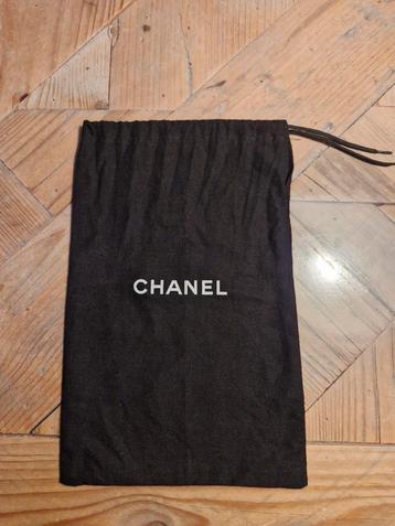CHANEL Zwarte Opbergzak Stofzak beschikbaar voor biedingen