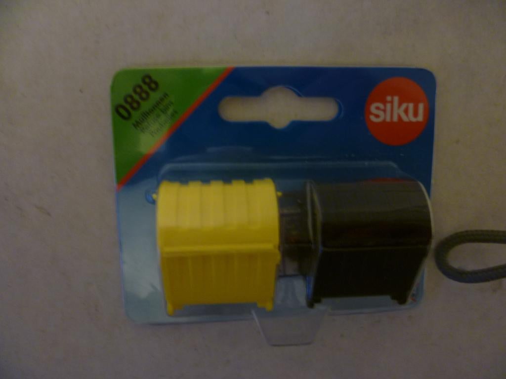 Siku 0888 Mülltonnen Containers in blister modelauto., Ophalen of Verzenden, Nieuw, Overige typen