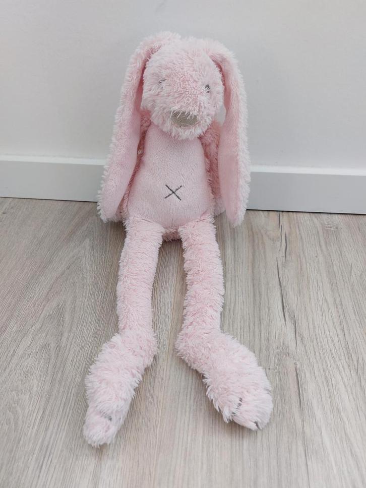 Knuffel happy horse konijn Richie roze L444, Kinderen en Baby's, Speelgoed | Knuffels en Pluche, Zo goed als nieuw, Konijn, Ophalen of Verzenden