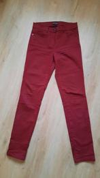 Wijnrode broek - Maat 36 (S), Kleding | Dames, Broeken en Pantalons, Ophalen of Verzenden, Zo goed als nieuw, Lang, Rood