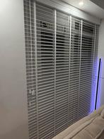 Bamboe Jaloezieën Wit met Houders (9 Stuks), Ophalen, Gebruikt, Wit, 50 tot 100 cm