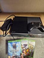 Xbox one + 3 Games, Spelcomputers en Games, Met 1 controller, Ophalen of Verzenden, 500 GB, Zo goed als nieuw