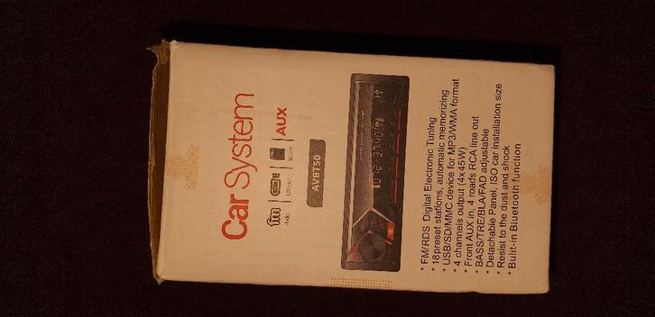 Nieuwe autoradio, Auto diversen, Autoradio's, Nieuw, Ophalen of Verzenden