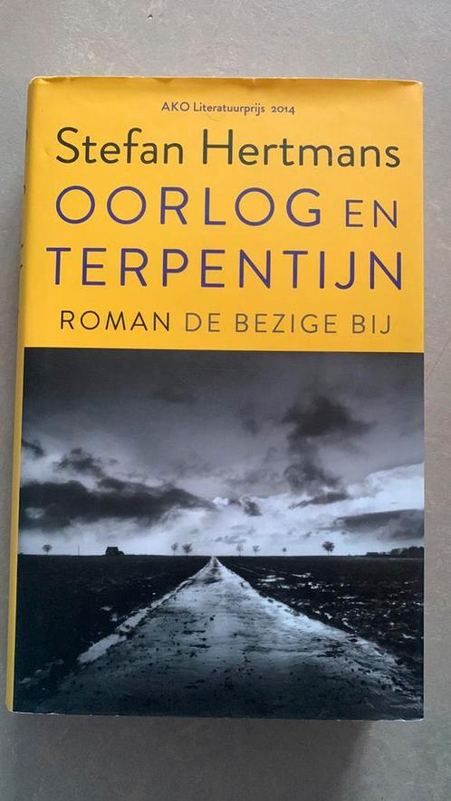 Stefan Hertmans - Oorlog en terpentijn, Boeken, Literatuur, Zo goed als nieuw, Ophalen of Verzenden