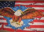 USA Amerikaans vlag met bald eagle 150 X90 cm, Ophalen of Verzenden, Zo goed als nieuw