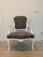 Antieke Brocante Stoel met Stijlvol Design, Huis en Inrichting, Stoelen, Ophalen, Wit, Zo goed als nieuw, Eén