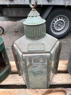 Antieke Koperen Scheepslamp Stuurboord, Antiek en Kunst, Antiek | Lampen, Ophalen
