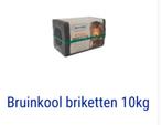 Bruinkool briketten, Tuin en Terras, Haardhout, 6 m³ of meer, Ophalen of Verzenden, Overige houtsoorten, Blokken