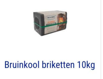 Bruinkool briketten beschikbaar voor biedingen