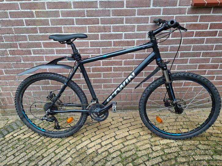 Btwin Rockrider 500 - Schijfremmen & Voorvering, Fietsen en Brommers, Fietsen | Mountainbikes en ATB, Gebruikt, Heren, Overige merken