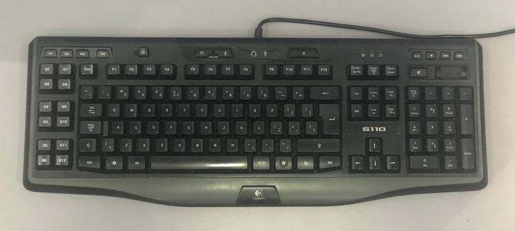 Logitech G110 gaming keyboard, Computers en Software, Toetsenborden, Gebruikt, Qwerty, Bedraad, Gaming toetsenbord, Multimediatoetsen