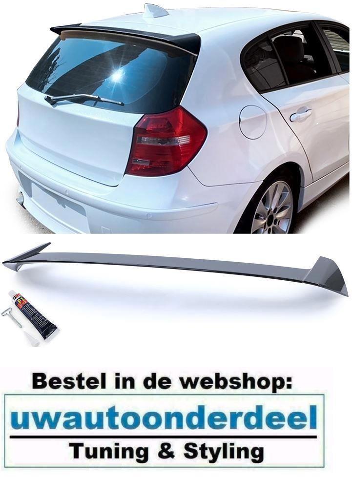Spoiler Achterklep M Look Glans Zwart Voor Bmw1 Serie E81 E8, Auto diversen, Tuning en Styling, Ophalen of Verzenden