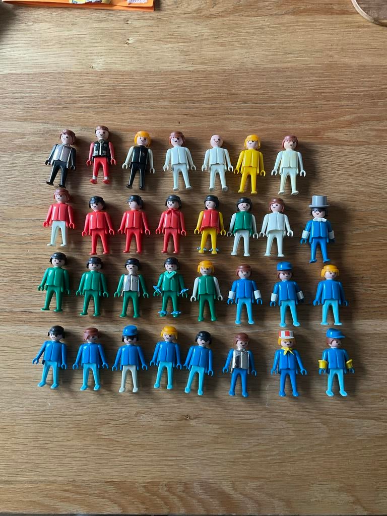 Playmobil poppetjes en losse spulletjes uit jaren 70, Ophalen of Verzenden, Gebruikt, Los playmobil
