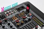 Mengpaneel,4-Kanalen Studio Mixer met Versterker PDM-M404A, Info@marbeco.nl, Power Dynamics, Nieuw, Overige instrumenten