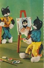 Kinderkaart met Poezen 1963, Verzamelen, Verzenden, 1960 tot 1980, Gelopen, Hond of Kat