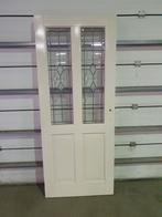 Paneeldeur glas in lood, Doe-het-zelf en Verbouw, Deuren en Horren, Gebruikt, 80 tot 100 cm, Binnendeur, Ophalen of Verzenden