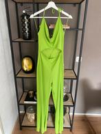 Neon groene jumpsuit flared pants met cutout, Groen, Maat 38/40 (M), Ophalen of Verzenden, Zo goed als nieuw