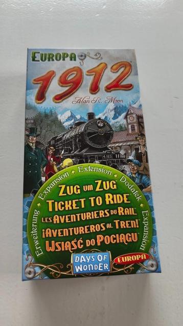 Ticket to Ride Europa 1912 (uitbreiding) beschikbaar voor biedingen