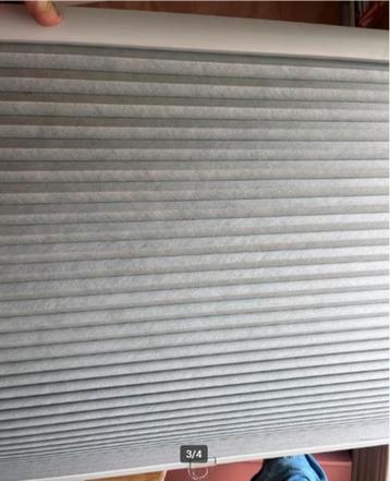 Plisségordijn Ikea Trippevals lichtgrijs 120 x 195  beschikbaar voor biedingen