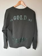 Groene In Gold We Trust Trui - Maat M, Ophalen of Verzenden, Gedragen, Maat 48/50 (M), Groen