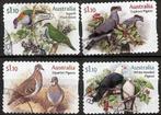 042 Australië 2021 Doves and Pigeons s/a raster serie, Postzegels en Munten, Postzegels | Oceanië, Verzenden, Gestempeld