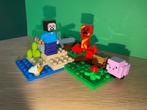 Lego minecraft 21177: de creeper hinderlaag, Kinderen en Baby's, Speelgoed | Duplo en Lego, Ophalen of Verzenden, Zo goed als nieuw