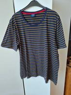 John Cabot heren shirt XXL - Blauw/Geel gestreept, Blauw, Overige maten, Ophalen of Verzenden, Zo goed als nieuw