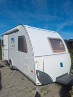 Knaus Azur 2004 met mover, luifel en voortent, Caravans en Kamperen, Rondzit, Omvormbare zithoek, Bedrijf, Kachel