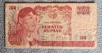 Indonesië 100 rupiah 1968 bankbiljet., Ophalen of Verzenden