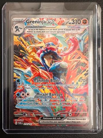 Greninja ex 214 - Twilight Masquerade beschikbaar voor biedingen