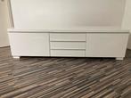 IKEA Besta Burs TV Meubel, Ophalen, Kunststof, Hoogglans wit, 150 tot 200 cm