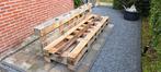 Tuinbank van pallet hout, Ophalen, Gebruikt, Hout