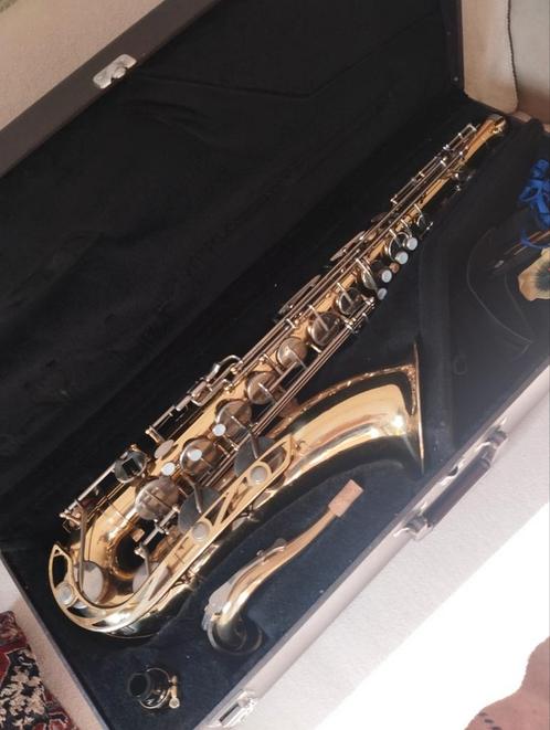Yamaha YTS 21 purple logo tenor saxofoon, Muziek en Instrumenten, Blaasinstrumenten | Saxofoons, Gebruikt, Tenor, Met koffer, Ophalen