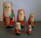 5 delige kerstman babuschka / matroesjka's, Diversen, Kerst, Ophalen of Verzenden, Gebruikt