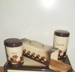 Batique,Brabantia,2 voorraadblikken+1 cakeblik,vintage set, Ophalen of Verzenden, Huis en Inrichting